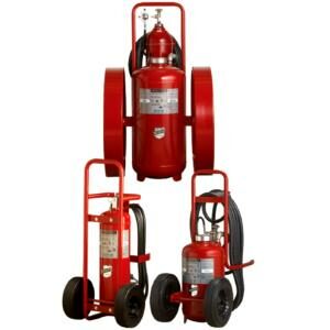 buckeye fire wheeled fire extinguisher carts logo