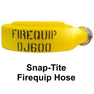 snap-tite firequip fire hose logo
