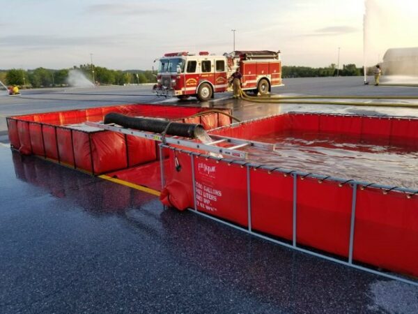 fold-a-tank in action with 2 tanks