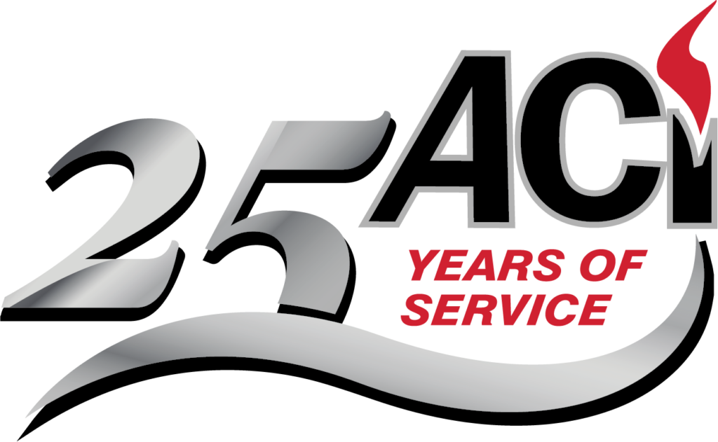 ACI 25th Anniversary logo
